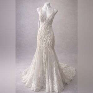 Sexy Boho Lace Wedding Dress